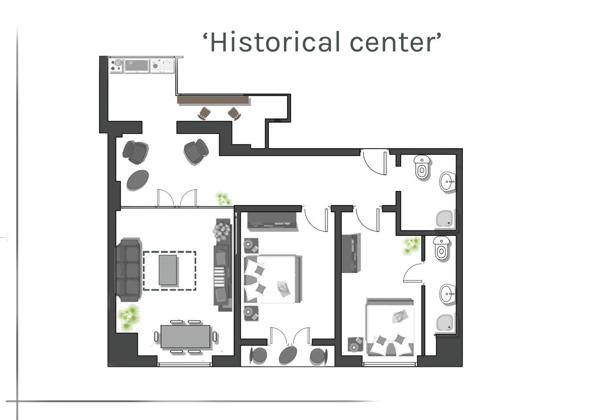 Historical Center 1 By Citylife Suites ブカレスト エクステリア 写真